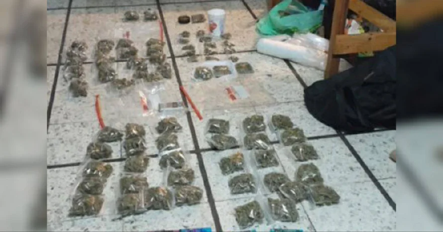 Capturan a sujeto con marihuana tras allanamiento por denuncia anónima