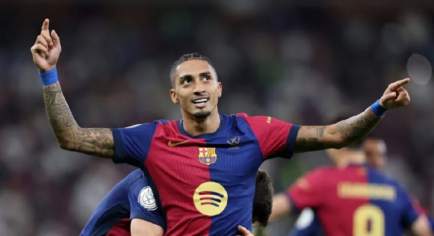 Raphinha afirma que la Supercopa dará confianza al Barcelona