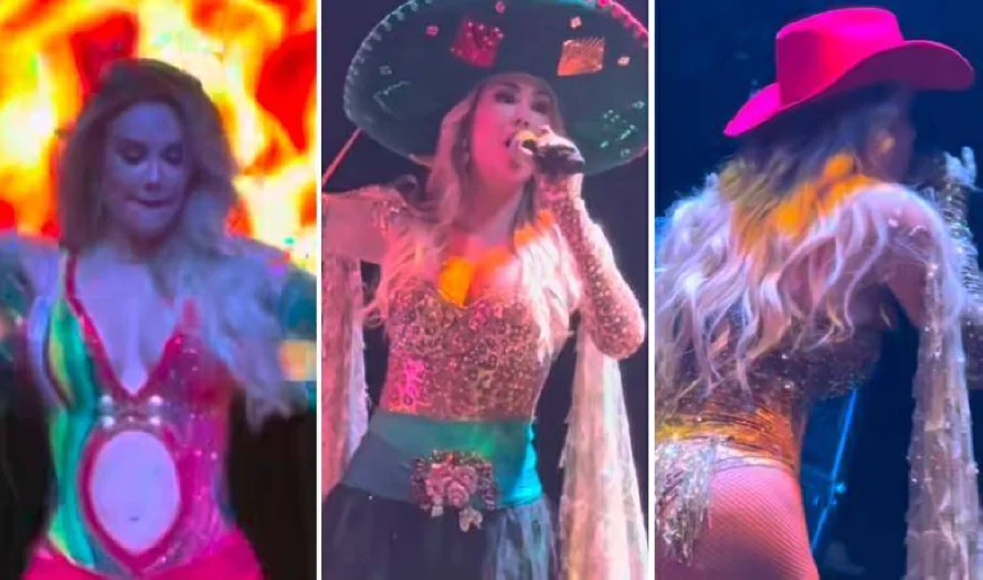 La cantante Ninel Conde deleitó a los salvadoreños con un show a la altura