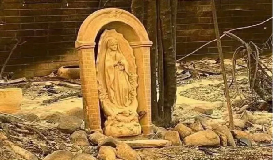 Imágenes y símbolos religiosos sobreviven a incendios: ¿Milagro o coincidencia?