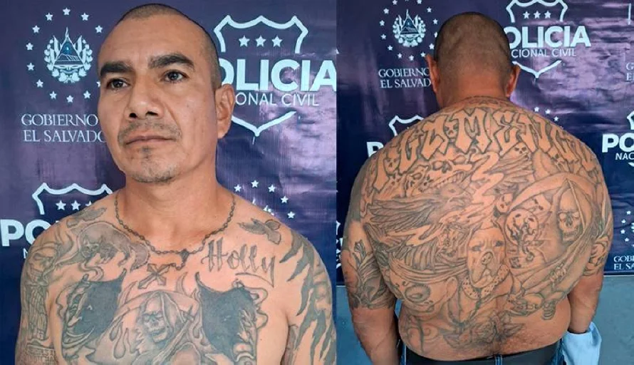 Policía capturó a "Gánster" un miembro de la MS-13 en Sonsonate