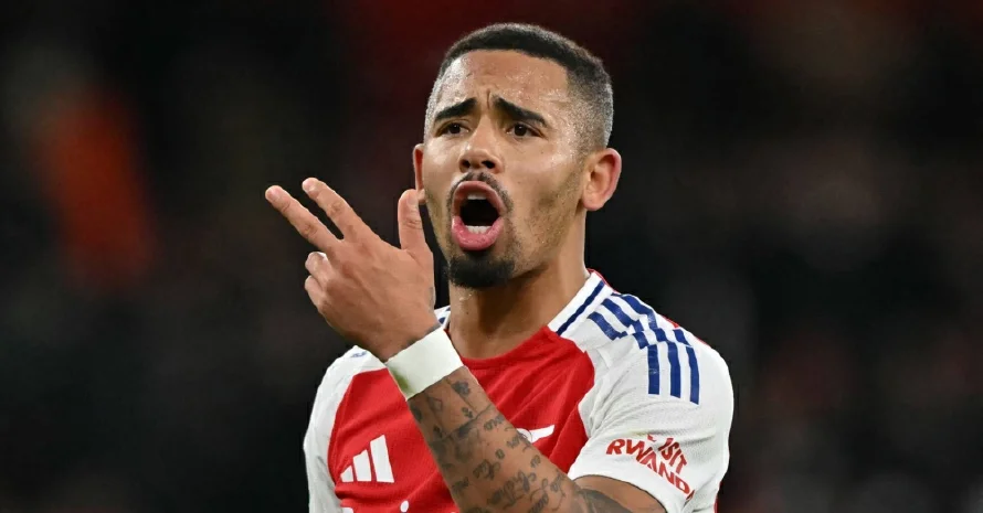 Arsenal confirma la grave lesión de rodilla de Gabriel Jesús