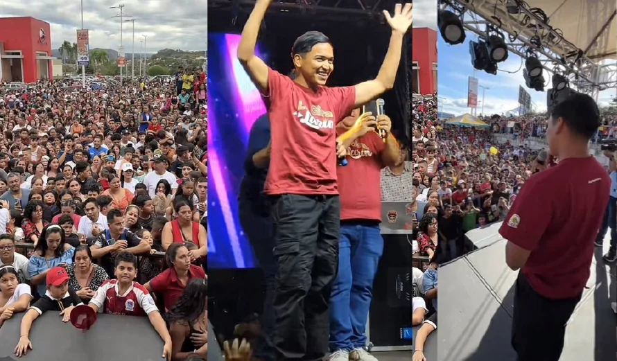 Alfredo Larin amotina a miles de fans en evento en Honduras