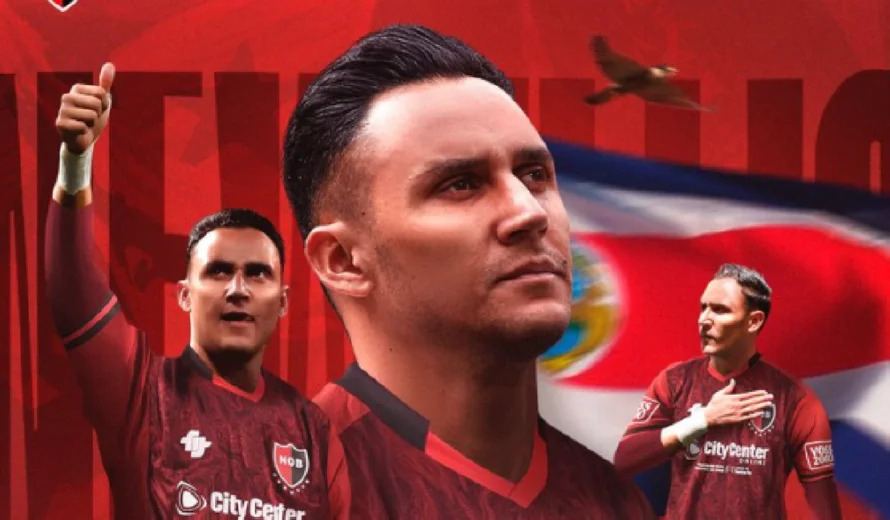 Keylor Navas firma con Newell’s y debutará en el fútbol argentino