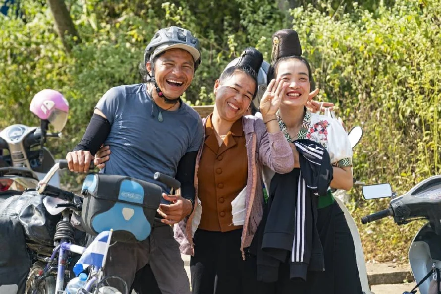FOTOS: Salvadoreño en bicicleta y su viaje por el Sudeste Asiático