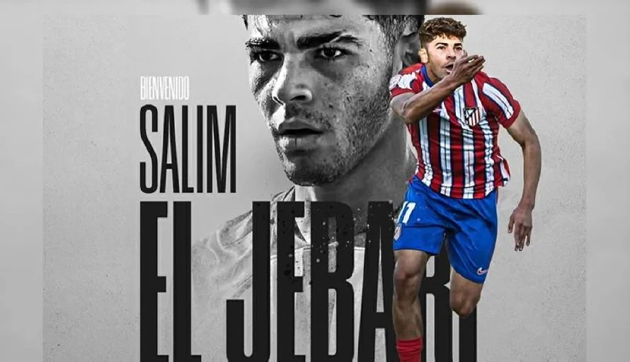 El Atlético de Madrid cede a Salim El Jebari al FC Cartagena hasta final de temporada