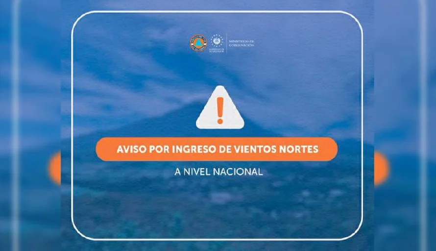 Protección Civil emite aviso por el ingreso de vientos nortes