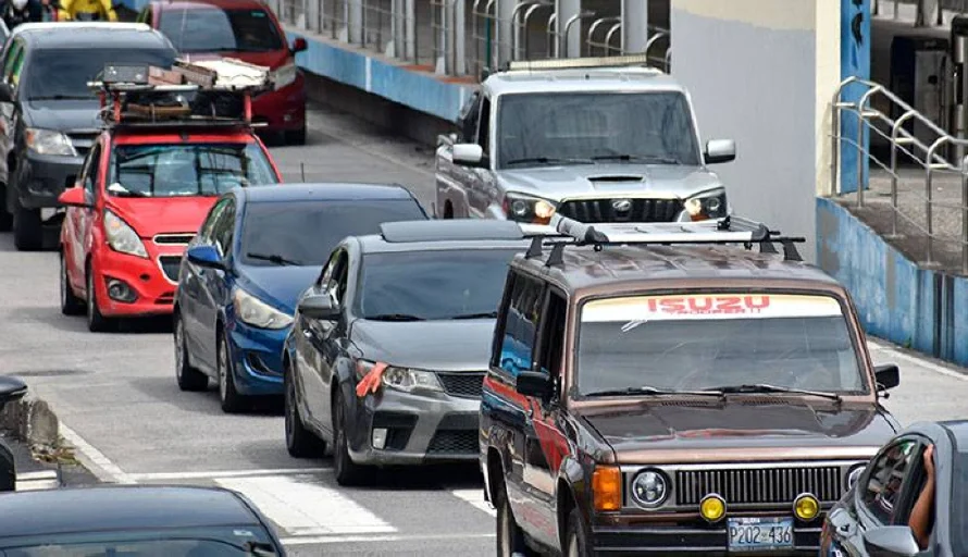 Cuscatlán y La Paz son los departamentos con el mayor incremento del parque vehicular en 2024