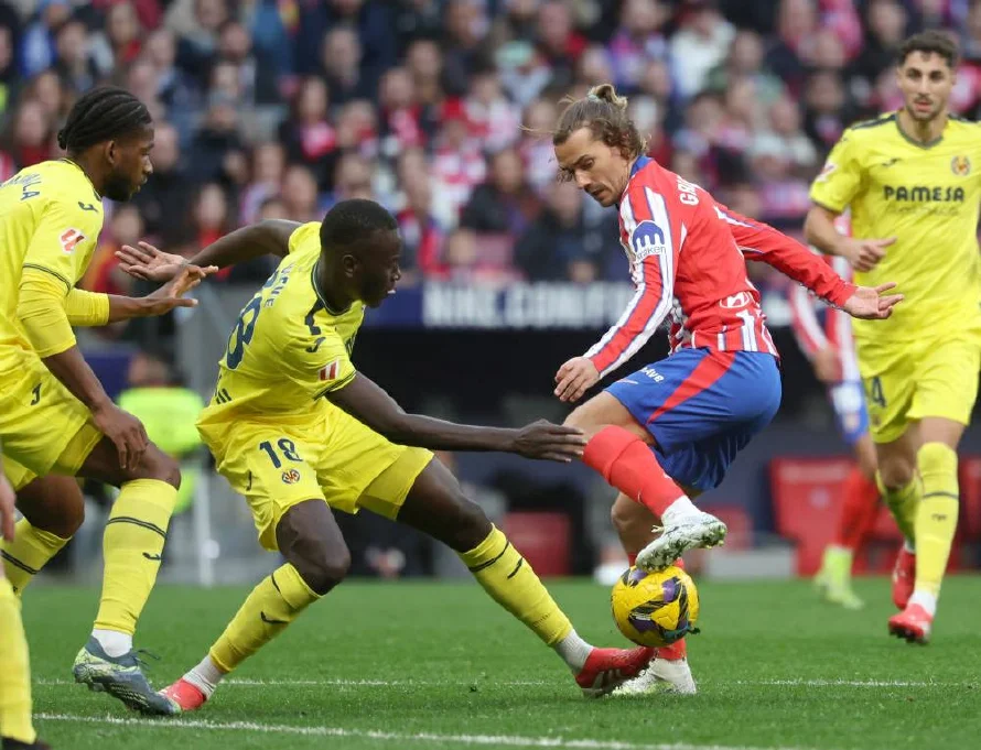 Atlético de Madrid empata ante Villarreal 1-1
