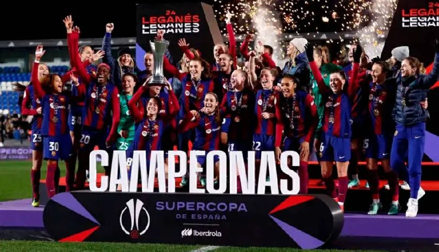 Barcelona conquista la Supercopa Femenina con goleada 5-0 sobre el Real Madrid