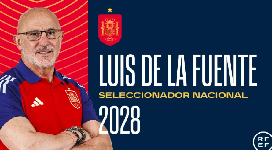 Luis de la Fuente renueva como seleccionador de España hasta el 2028