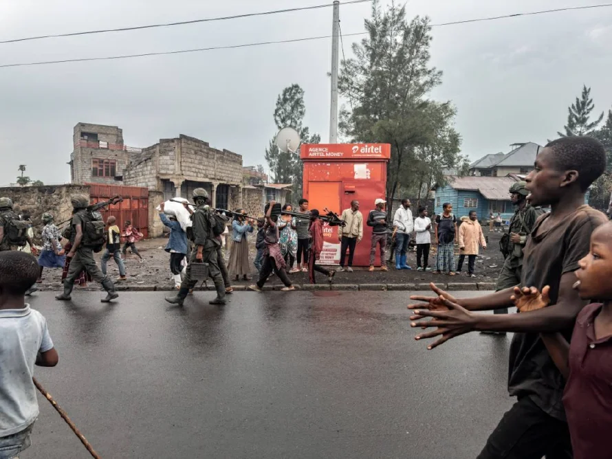 Caos en ciudad de RDCongo que está "a punto de caer" en manos de rebeldes