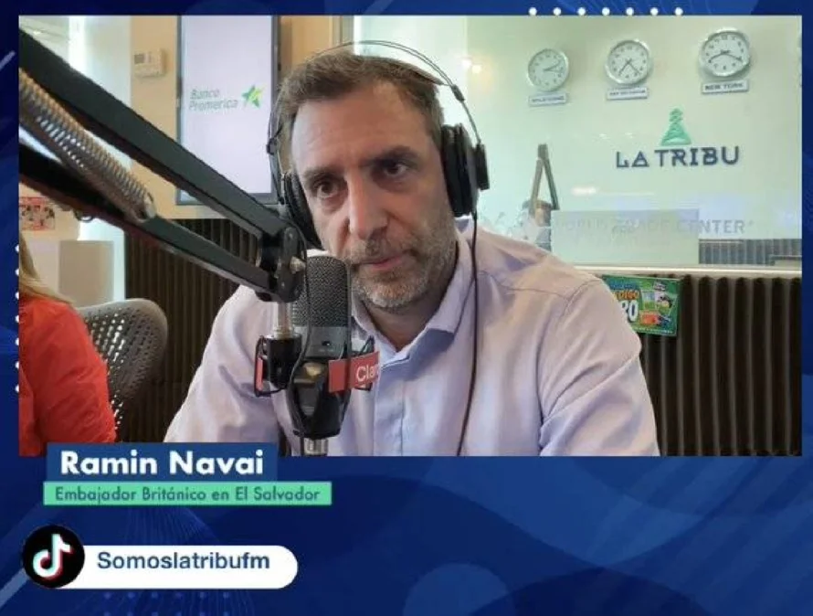 Embajador británico en El Salvador: "Yo apliqué para venir acá, por los cambios"