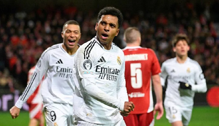 Real Madrid golea al Brest, pero no evita el play-off