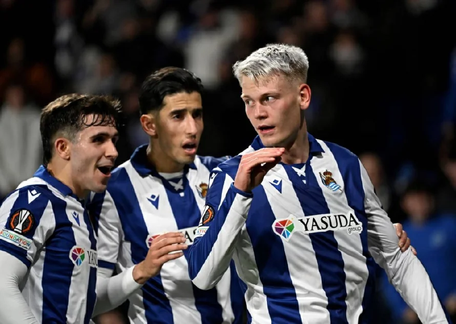 La Real Sociedad jugará ante el Midtjylland danés en la repesca de la Liga Europa