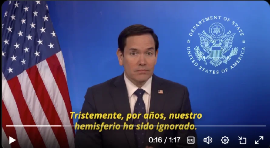 Marco Rubio lanza mensaje a la región: países que cooperen "serán recompensados"