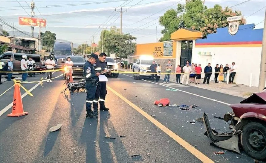 Dos fallecidos y un lesionado deja accidente de tránsito en San Martín