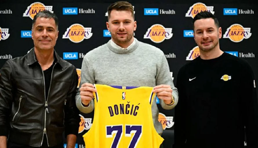 Doncic llega con hambre de títulos a los Lakers tras su impactante traspaso
