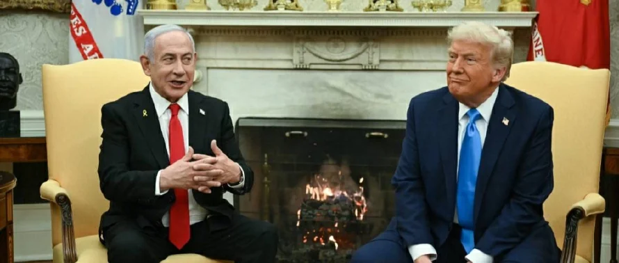 Trump recibe a Netanyahu y dice que los palestinos "adorarían" irse de Gaza