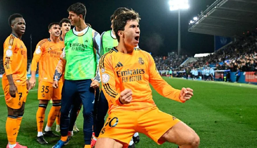 Real Madrid avanza a semis de Copa gracias a un tanto del canterano Gonzalo García