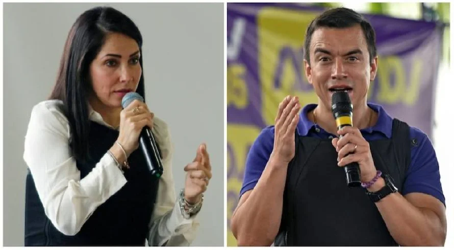 Daniel Noboa y Luisa González se enfrentan de nuevo el domingo por la presidencia de Ecuador