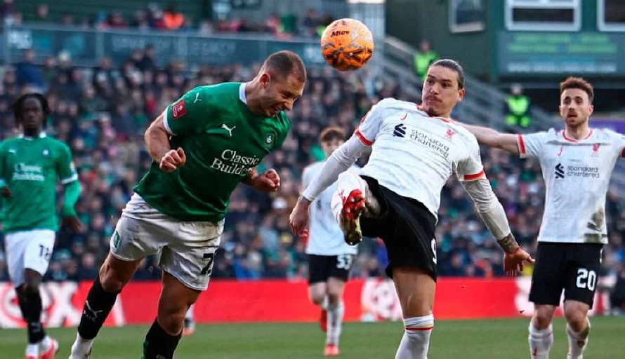 El Liverpool cae en Copa ante el Plymouth, colista de 2ª división