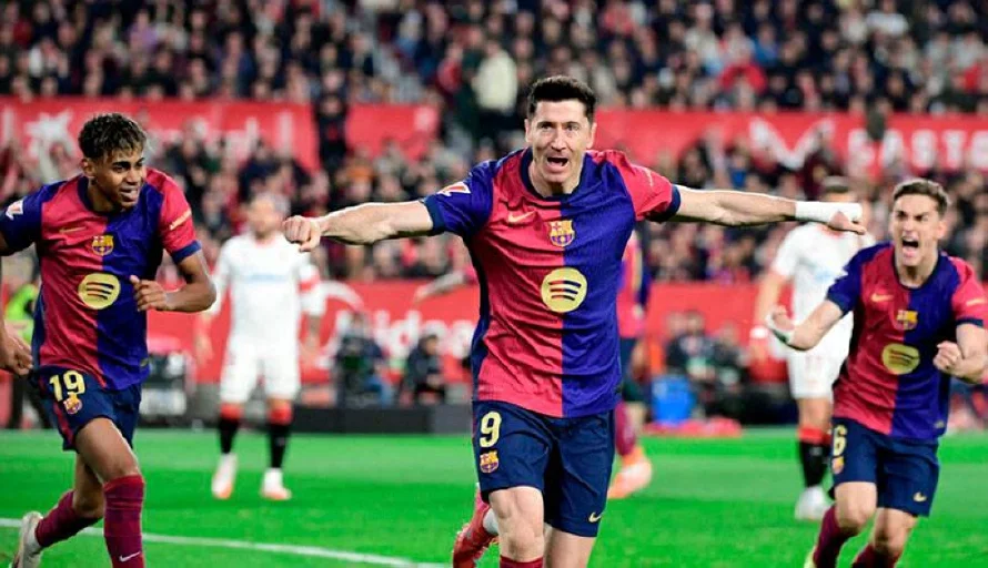 El Barça vence en Sevilla y comprime el podio de LaLiga