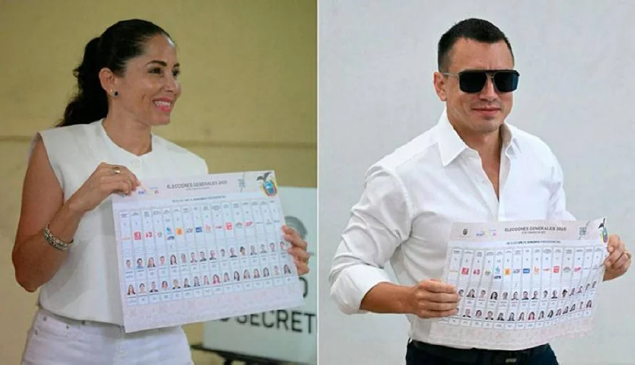 Noboa y González camino a segunda vuelta en la carrera por la presidencia de Ecuador