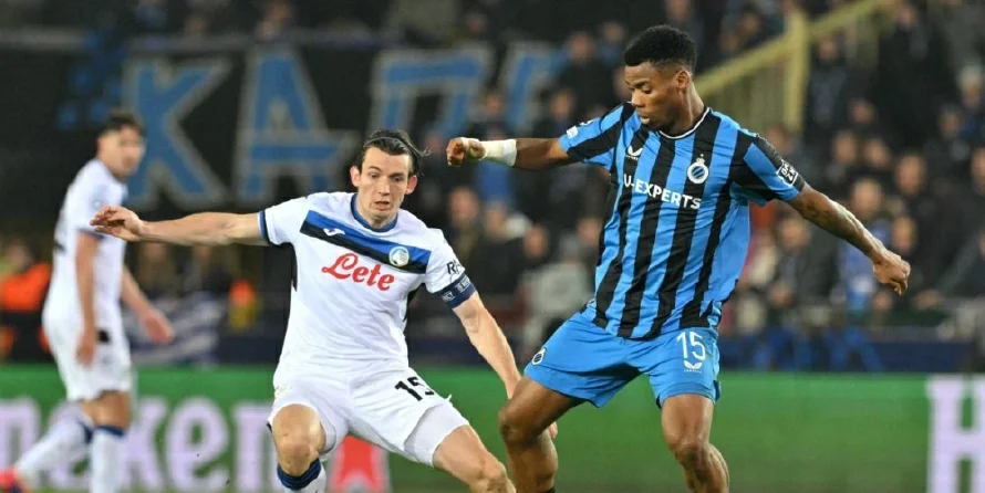 El Brujas sorprende al Atalanta y lo derrota 2-1 en la ida de play-off de Champions