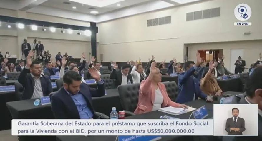 Asamblea autoriza garantía soberana de $50 millones para préstamo del Fondo Social para la Vivienda
