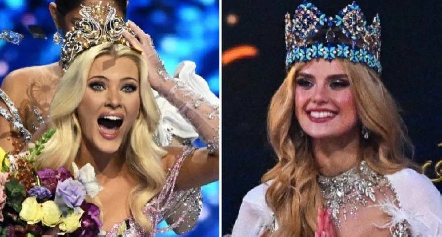 Fans debaten sobre quién es la rubia más bella: Miss Mundo o Miss Universo