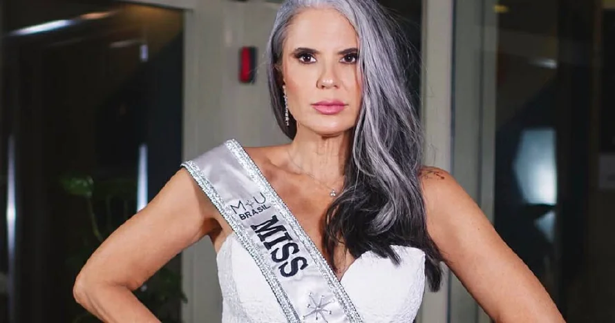 Mujer de 51 deslumbró como la mayor en la historia de Miss Universo Brasil