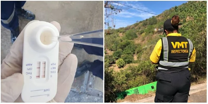 Motorista de bus que cayó a barranco en Quebrada Seca dio positivo a marihuana