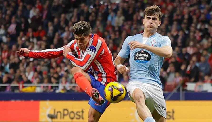 El Atlético desaprovecha tropiezo del Real Madrid y empata contra el Celta