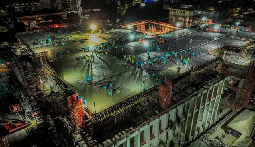 Bukele: Hospital Rosales tiene un avance del 90 %