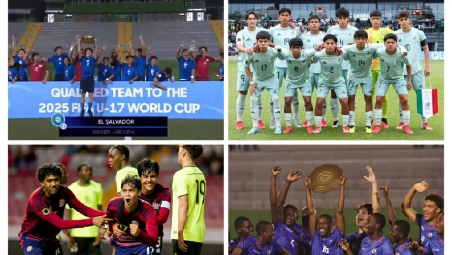 Estas son las ocho selecciones de Concacaf clasificadas al Mundial Sub-17 de Catar 2025