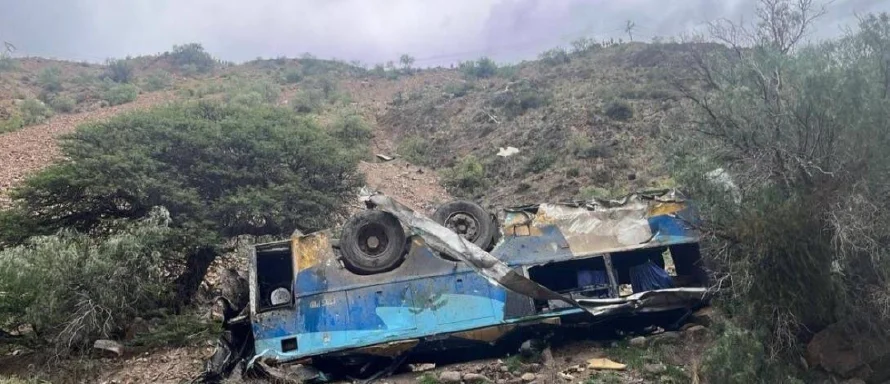 Accidente de autobús de pasajeros deja al menos 30 muertos en Bolivia