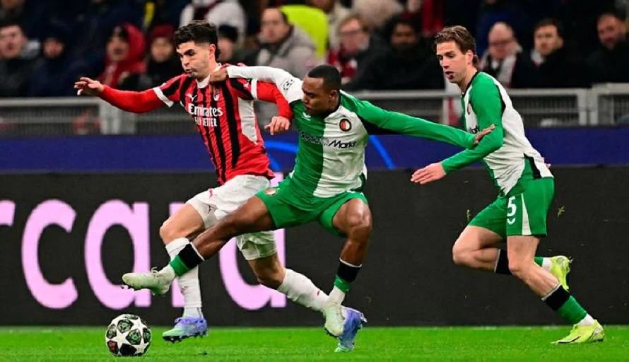Feyenoord elimina de visita al Milan y se clasifica a octavos de Champions