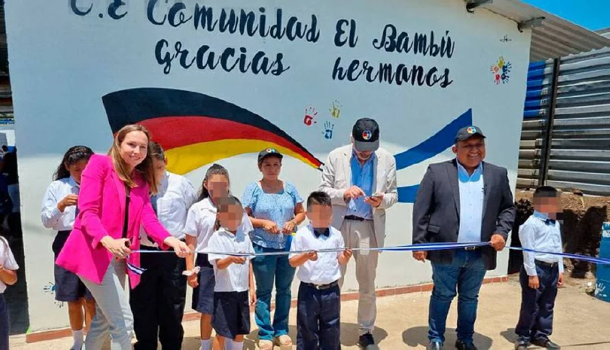 Educación cierra escuela en Izalco que fue remodelada con fondos de la embajada de Alemania