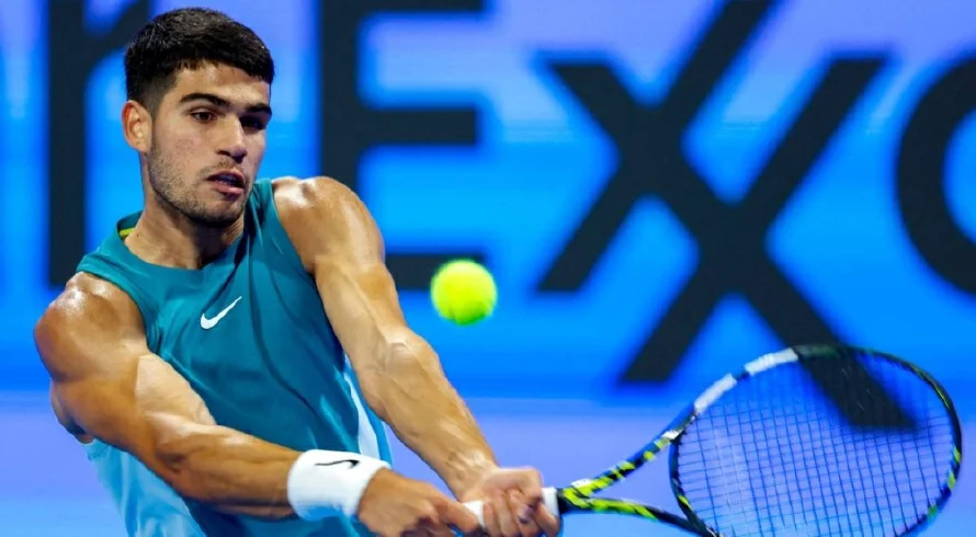 El tenista español Carlos Alcaraz cae en Doha ante un inspirado Lehecka
