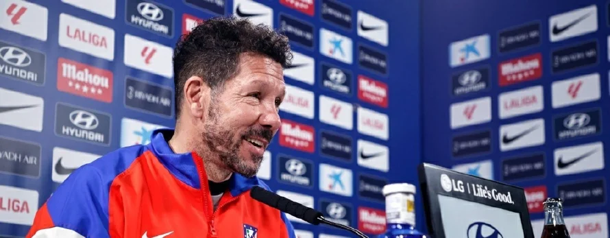 Diego Pablo Simeone: "Cuando uno decide ser entrenador busca enfrentarse a los mejores rivales"