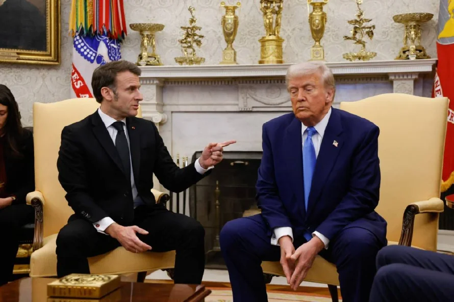 Macron y Trump prometen trabajar juntos por la paz en Ucrania