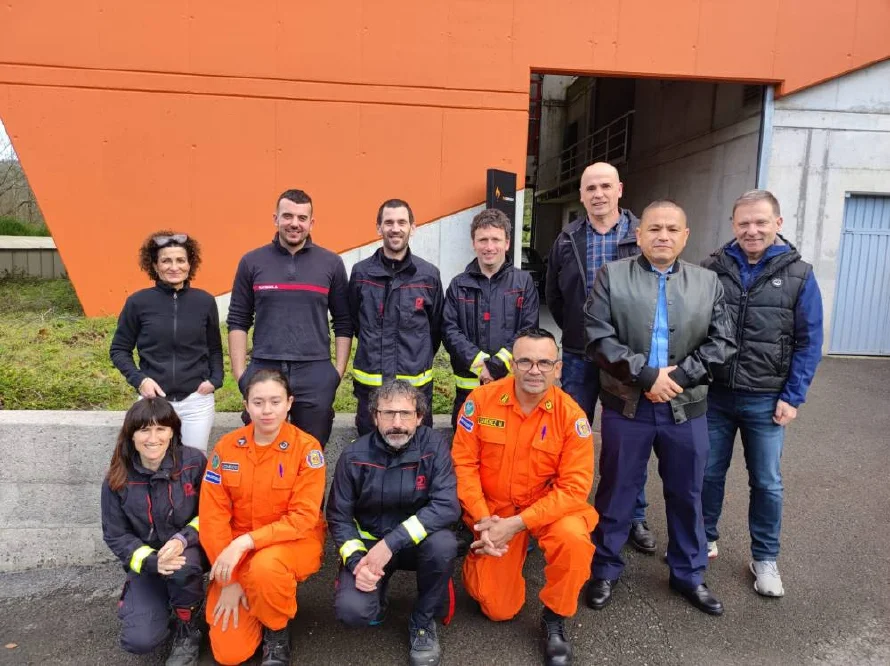 País Vasco capacita a bomberos salvadoreños sobre riesgo químico y otras emergencias