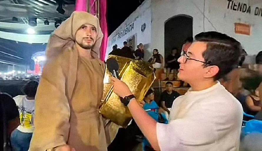 Christian Megu es criticado en redes tras incidente con artista de estatuismo