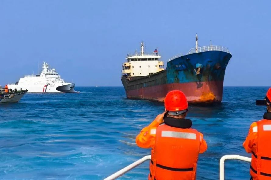 Taiwán anuncia detención de barco con tripulación china tras corte de cable submarino