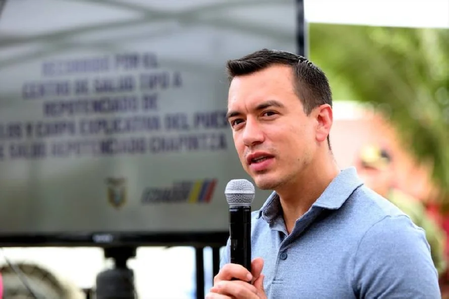 Noboa convocará una Asamblea Constituyente si gana las elecciones presidenciales de Ecuador