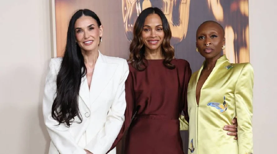 Demi Moore y Zoë Saldaña, las favoritas para llevarse el Óscar este domingo