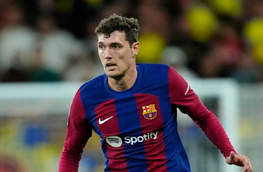 El central Andreas Christensen del Barça recibe el alta médica