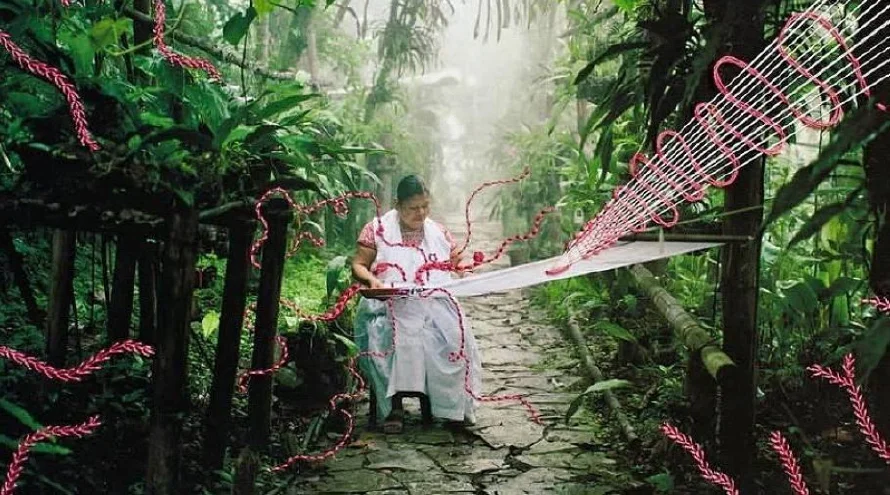 Invitan a la expo "Mujer de Fibra": El arte textil que une a México y El Salvador