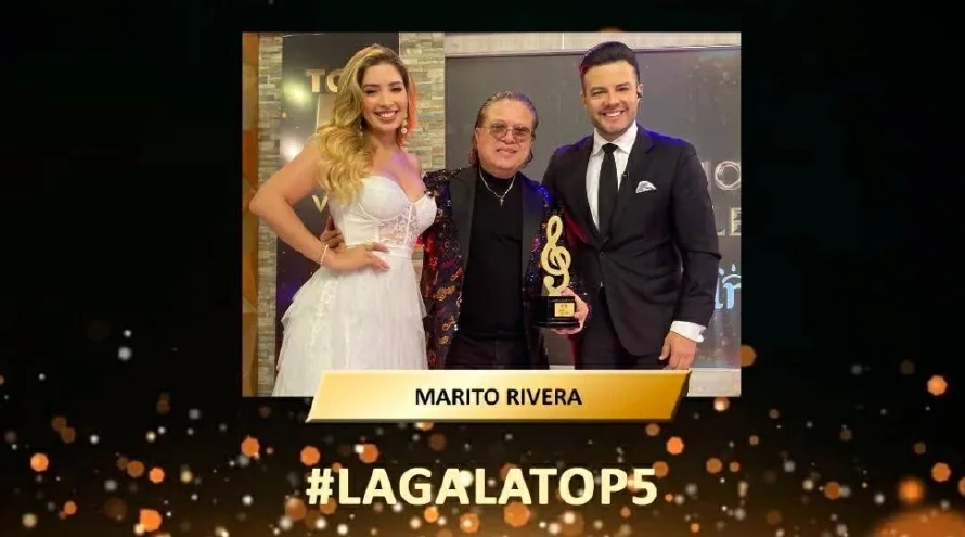 Marito Rivera triunfa como solista en premios Top 5 de "Viva La Mañana"
